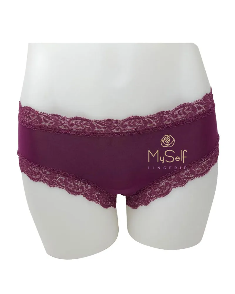 600 Iconic Modal Lace Trim Boyshort