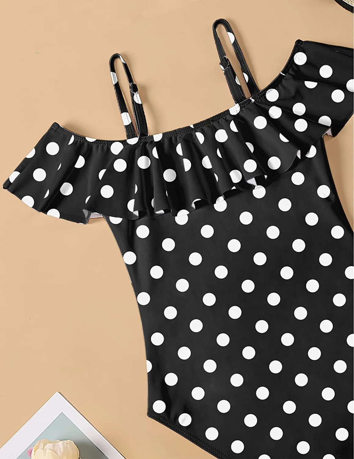 Arshiner Girls Swimsuit One Piece Printed Bathing Suits