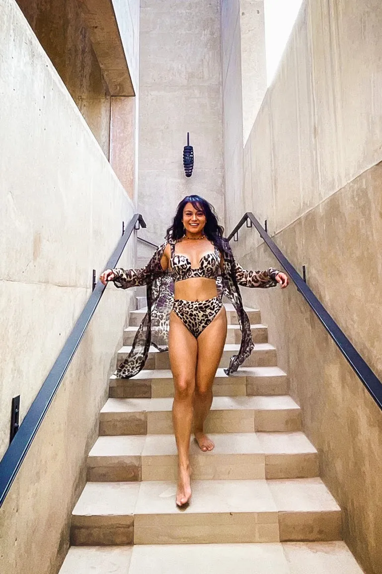 Leopard Retro Bikini Bottoms